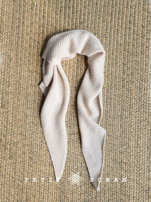 PETIT SCHAN小闪 ACC#042 Dreamcatcher 捕梦网 纯羊绒挑孔针织三角巾/披肩围巾 商品图2