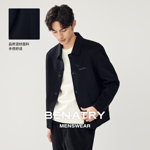 贝纳川冬季双面尼羊毛茄克ECT300004 商品图0