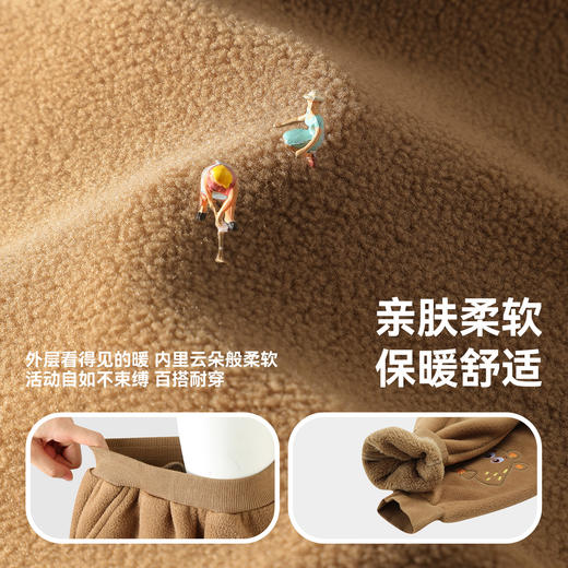 【加绒】B.Duck小黄鸭童装冬季针织长裤90-130 BF5672062 商品图2