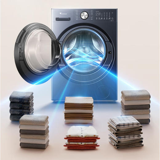 小天鹅（LittleSwan）12公斤 纯平大容量 AI智投 水魔方滚筒 洗烘一体机 TD12MC1PRO 商品图2