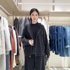 2楼素然美丽诺羊毛针织布宽松拉链外套1950 商品缩略图2