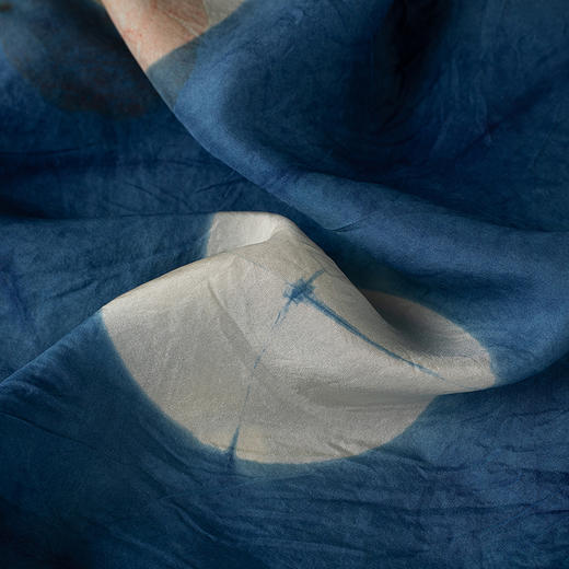 【林栖设计小店】【植物染】桑蚕丝方巾非遗手工草木染2026春季新款领巾女G2953247 商品图3