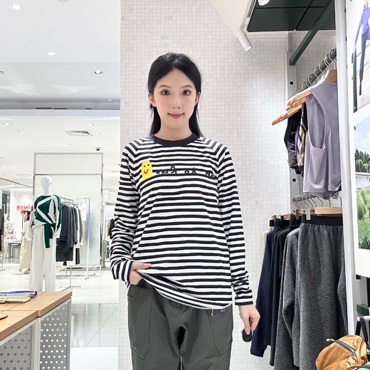 2楼素然A0253TS07磨毛图案圆领长袖T恤795 商品图0