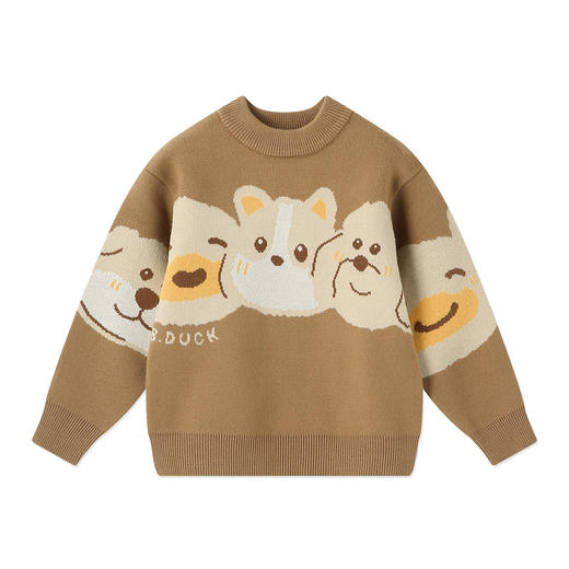 B.Duck小黄鸭童装冬季套头针织衫90-130 BF5612002 商品图3