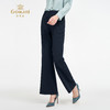 乔万尼2025冬新品修身通勤干练风微喇直筒裤ED4F725 商品缩略图1
