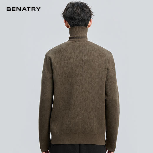 贝纳川肌理感高领毛衣ECT416002 商品图9