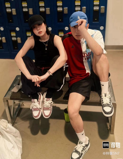 108-1 MLB情侣款厚底印花休闲运动鞋 商品图13