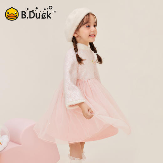B.Duck小黄鸭童装冬季连衣裙105-150 BF5580909 商品图3