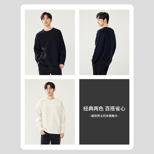 贝纳川秋季圆领毛衣ECT316002 商品图2