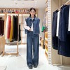2楼素然K0253PA21环保棉经典牛仔直筒裤1750 商品缩略图0