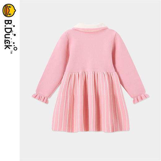 【专柜同款】B.Duck小黄鸭童装冬季针织连衣裙105-150 FF5480902 商品图2