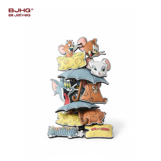 【猫和老鼠联名】BJHG不计后果外套配饰趣味设计感充棉皮魔术贴贴 商品图4