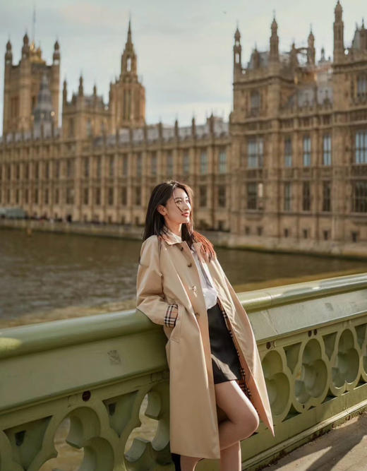 全智贤、IU同款卡姆登风衣外套20869 商品图1