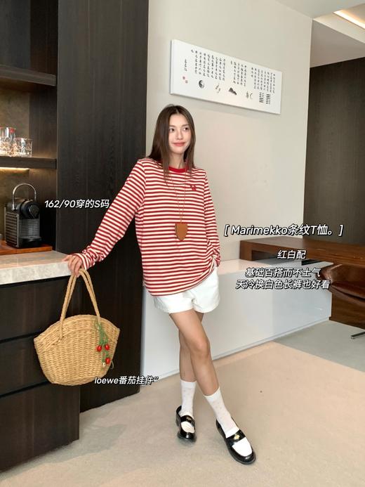 Marimekk*o条纹T恤 商品图11