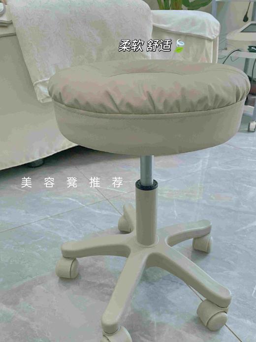 R5-1奶油白美容凳 商品图3