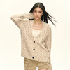 Ariseism 美式复古设计感开衫毛衣外套女秋季新款上衣 商品缩略图2