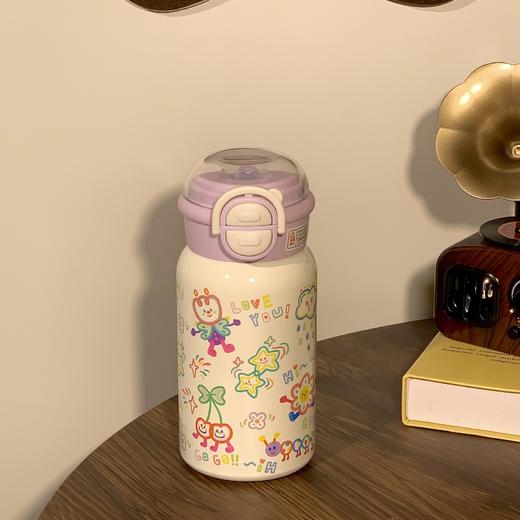 新款水杯保冷便携保温杯 ins女生高颜值双饮316不锈钢大容量学生杯，316不锈钢双饮设计，ins风少女必备💖大容量轻便随行 商品图7