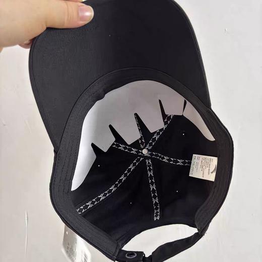 XY/安踏休闲遮阳帽棒球帽男女同款户外百搭款192421252--1  基础黑色 商品图2