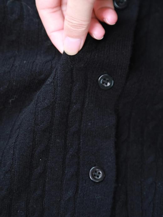 短款修身假两件麻花肌理开衫 B016251 商品图7