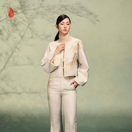 SAINTJOY/上久楷 宋锦外套 椿萱图CY1025206021 商品图0