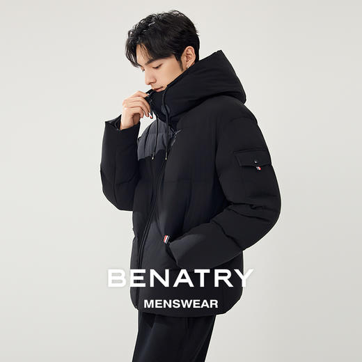 贝纳川冬季连帽加厚款羽绒服ECT405005 商品图4
