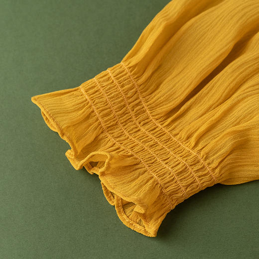 【林栖设计小店】桑蚕丝连衣裙花边优雅气质宽松显瘦2025秋冬新款长裙女T1954198 商品图2