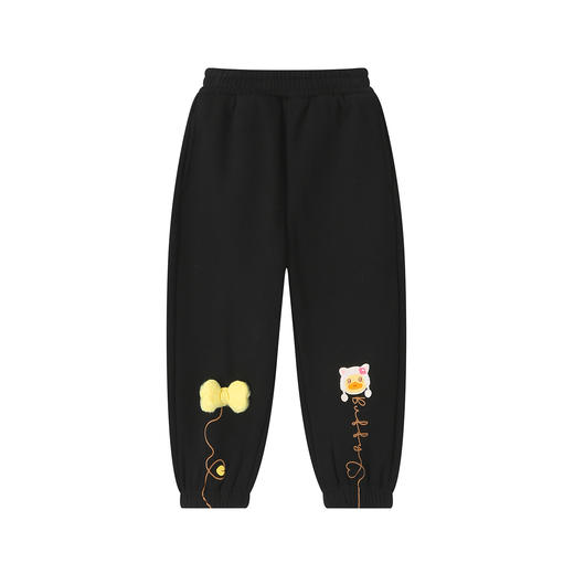 【抗菌加绒】B.Duck小黄鸭童装冬季针织长裤90-130 FF5673050 商品图3