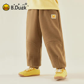 【加绒】B.Duck小黄鸭童装冬季针织长裤90-130 BF5673010