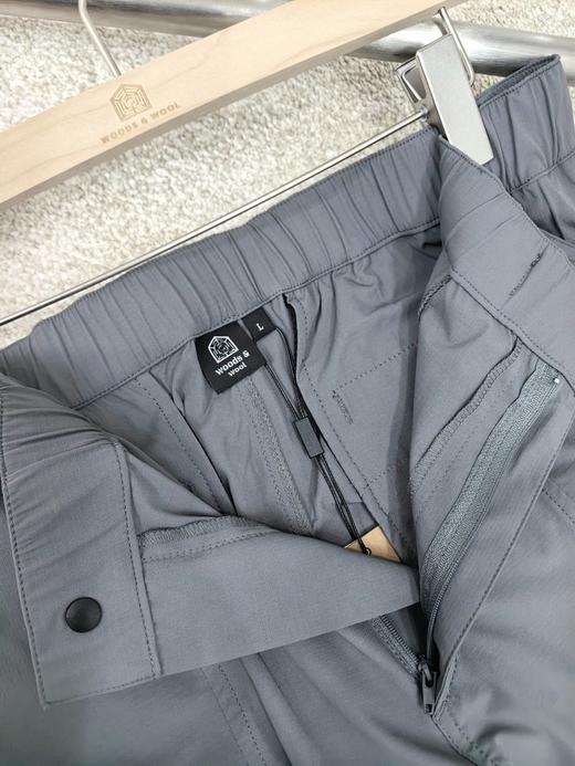 WOODSWOOL丛绒男装秋季新品萨弗斯山系方格肌理长裤WW0501111PS 商品图5