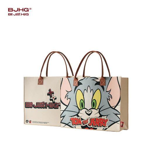 【猫和老鼠联名】BJHG不计后果潮流托特包男百搭通勤时尚手提袋女 商品图4