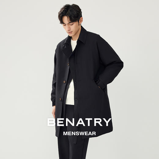 贝纳川冬季双领中长款羽绒服ECT405008 商品图3