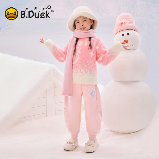 【加绒】B.Duck小黄鸭童装冬季针织裤105-150 FF5573086 商品图2