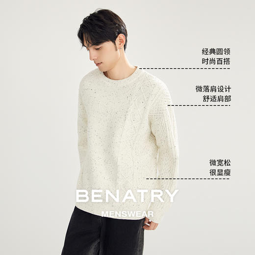 贝纳川秋季圆领毛衣ECT316002 商品图1