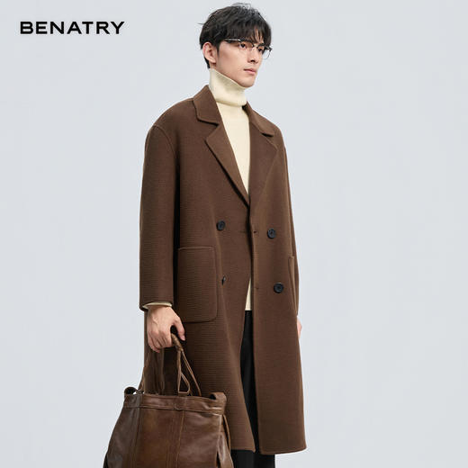 贝纳川冬季长款羊毛大衣ECT428001 商品图1