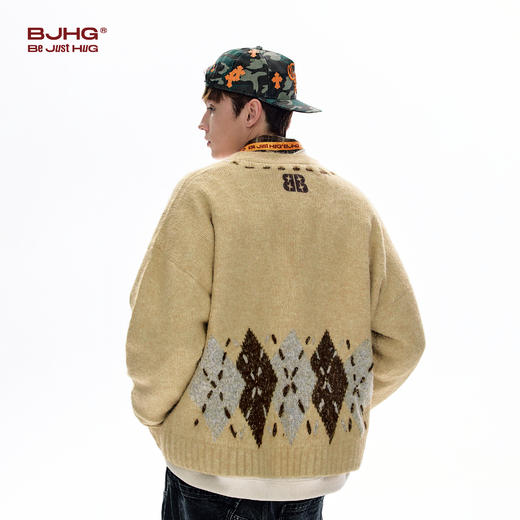 BJHG不计后果趣味小狗毛衣男款冬季2025新款羊毛针织衫情侣上衣 商品图3