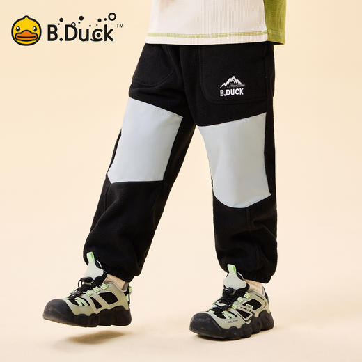 【加绒】B.Duck小黄鸭童装冬季针织长裤105-150 BF5673023 商品图0