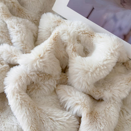 【品牌直发】加倍生活 加厚兔兔绒保暖四件套 兔兔绒牛奶绒加厚兔毛保暖四件套 商品图5