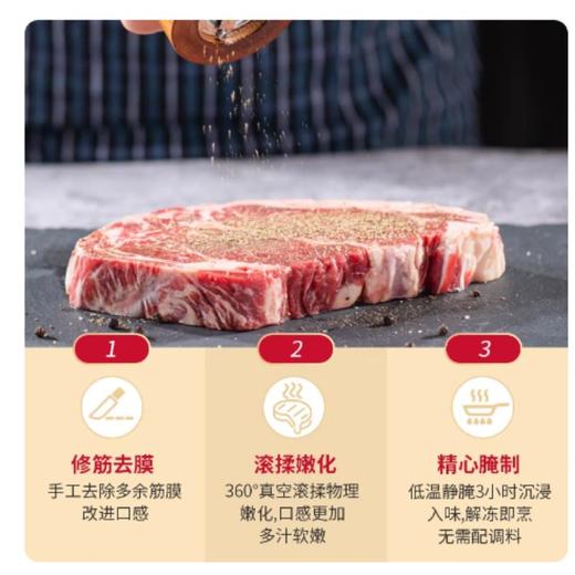 农夫好牛整切菲力牛排650g 商品图1