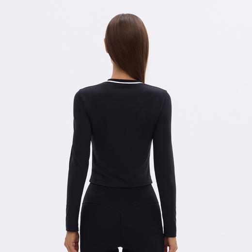 加拿大TITIKA小香风修身运动夹克女秋季健身跑步休闲短款外套女31127 商品图2