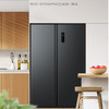 美的（Midea）572升 对开 家用电冰箱 一级能效 双变频 PT离子净化  风冷无霜BCD-572WKPM(Q)炭灰-浮光 商品缩略图1