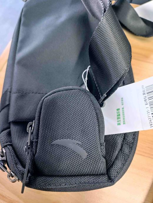 XY/安踏腰包斜挎包拒水科技随身包192427131--1   基础黑色 商品图1