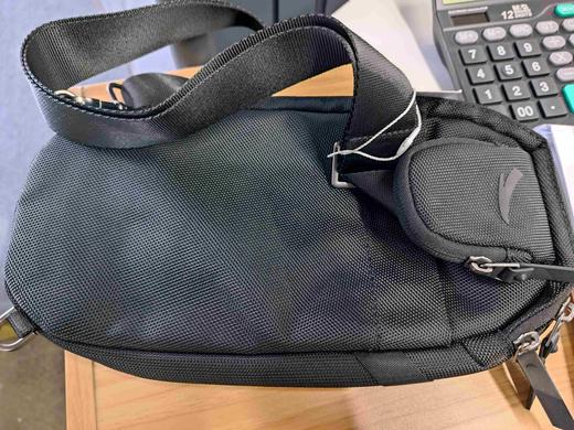 XY/安踏腰包斜挎包拒水科技随身包192427131--1   基础黑色 商品图2
