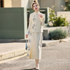 HR ZMFS25201法式小香风马甲套装裙洋气减龄百褶连衣裙两件套 商品缩略图3
