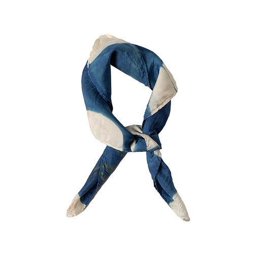 【林栖设计小店】【植物染】桑蚕丝方巾非遗手工草木染2026春季新款领巾女G2953247 商品图4