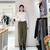 2楼素然混色抓绒松锥裤995 商品缩略图0