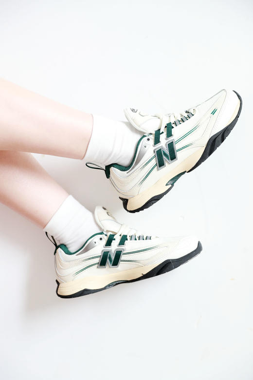 复古联名慢跑鞋，清柠绿+明黄+金属银。山系户外缓震跑鞋C100768 商品图7