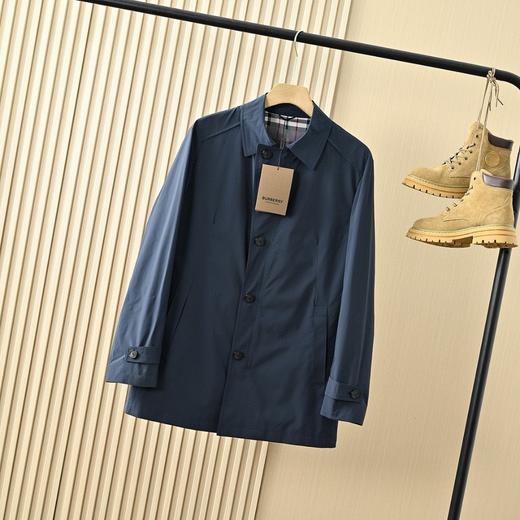 Burberry/巴宝莉2025春秋男士中长款翻领风衣夹克外套  商品图2