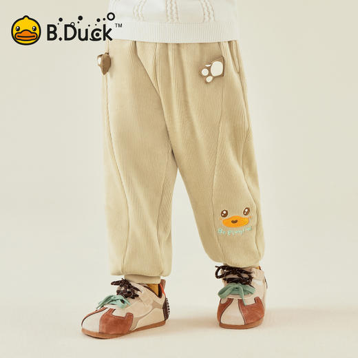 【加绒】B.Duck小黄鸭童装冬季休闲长裤90-130 BF5672002 商品图0