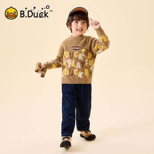 B.Duck小黄鸭童装冬季套头针织衫105-150 BF5612012 商品图1