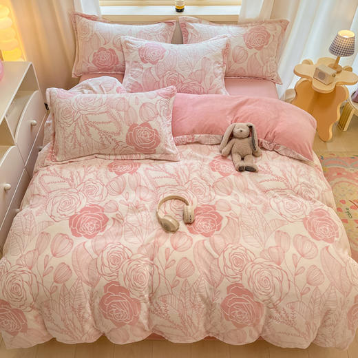 加倍生活 立体加厚浮雕绒牛奶绒 单被套 细腻柔软 蓄热保暖 48小时发货 商品图3